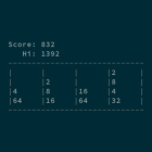 2 的威力,Linux 的威力:终端中的 2048