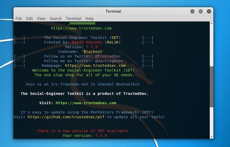 Social Engineering Toolkit (SET)