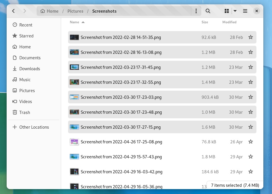 gnome files